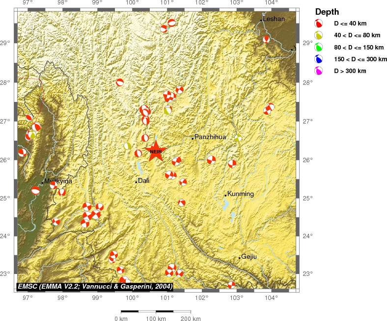 Regional moment Tensor