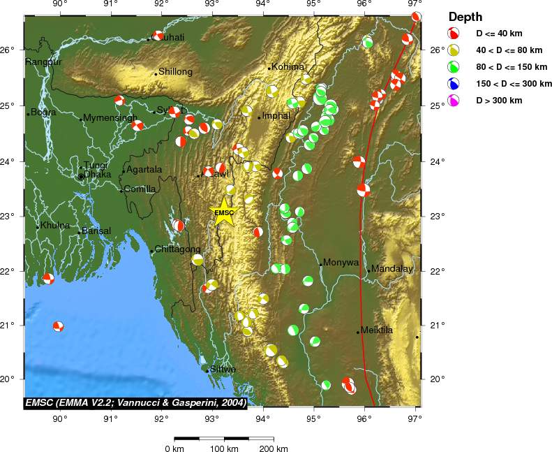 Regional moment Tensor