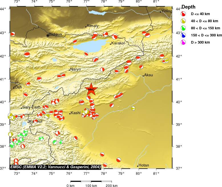 Regional moment Tensor