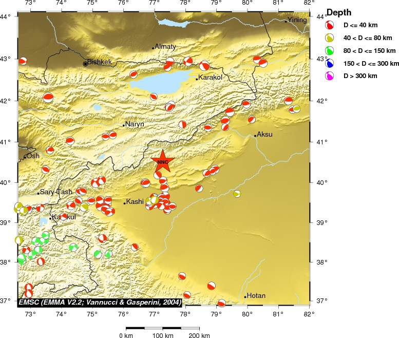 Regional moment Tensor