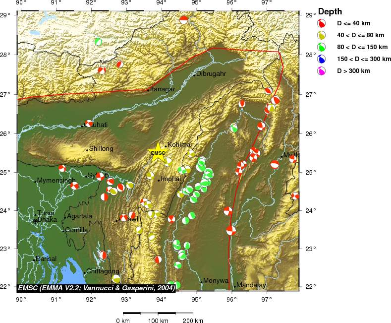 Regional moment Tensor