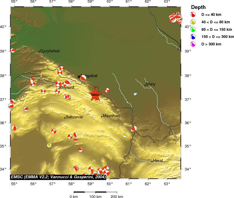 Regional moment Tensor