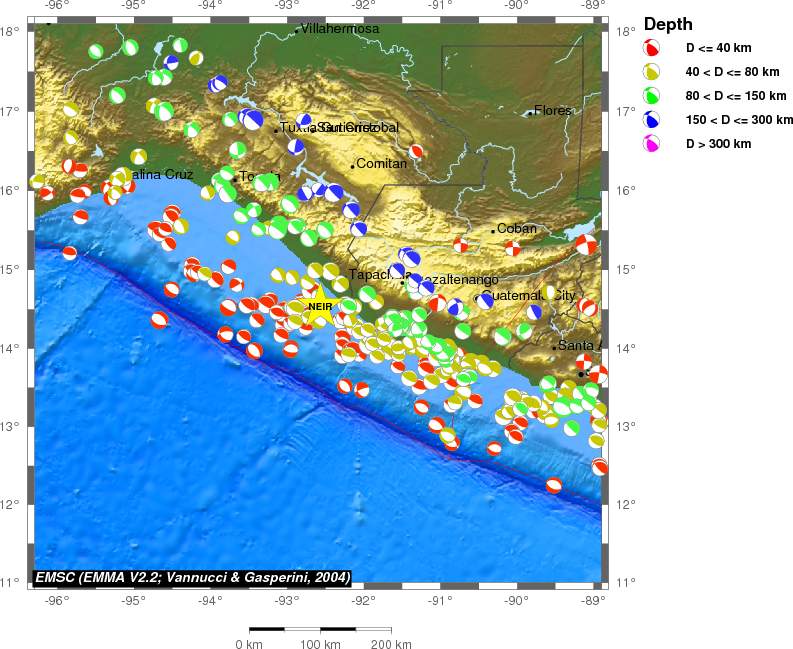 Regional moment Tensor
