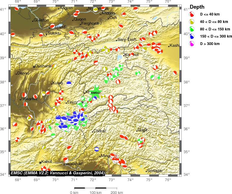 Regional moment Tensor