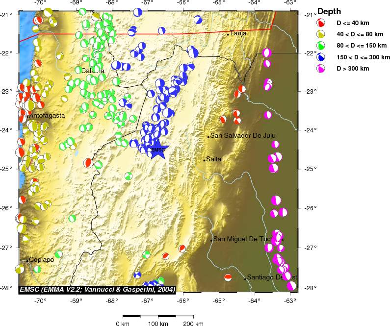 Regional moment Tensor