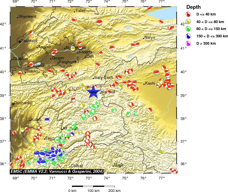 Regional moment Tensor