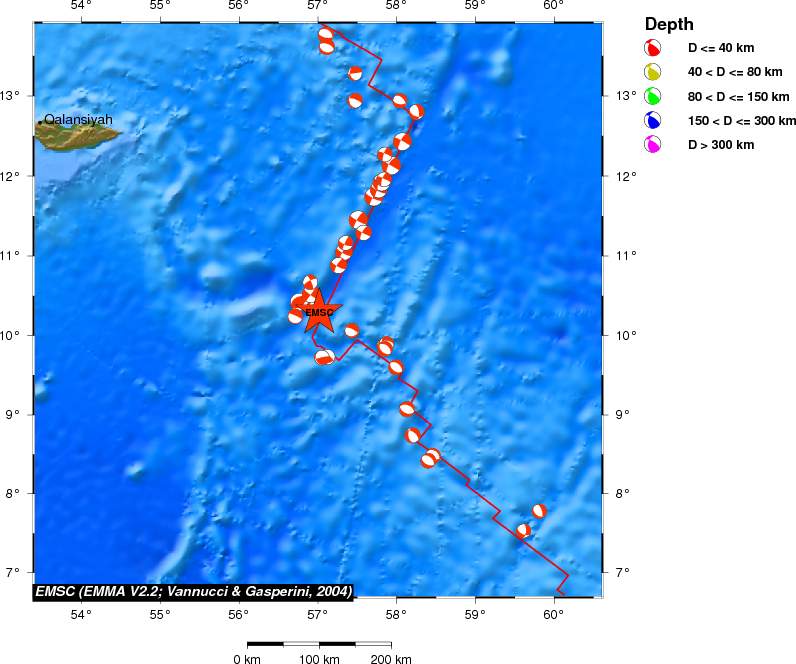 Regional moment Tensor