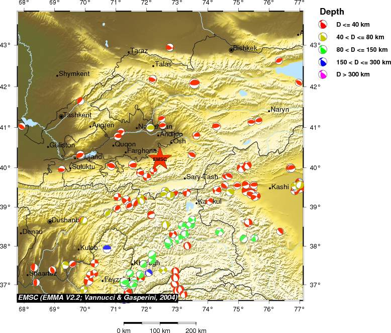 Regional moment Tensor