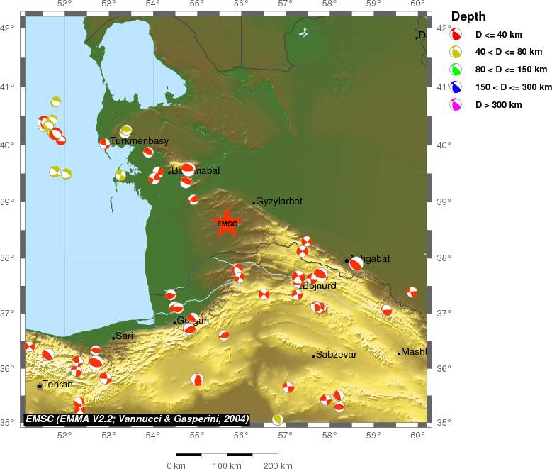 Regional moment Tensor