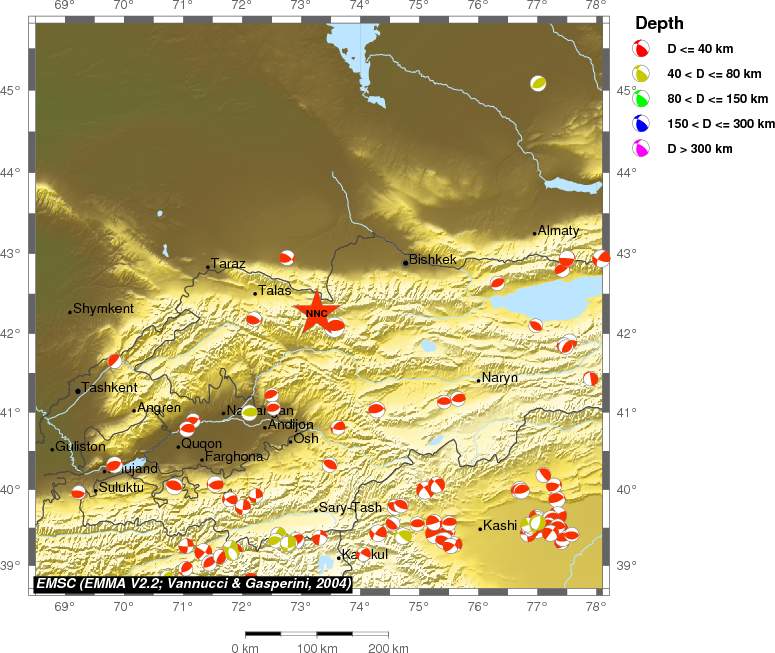 Regional moment Tensor