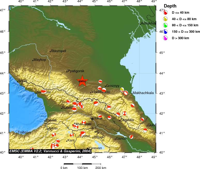 Regional moment Tensor