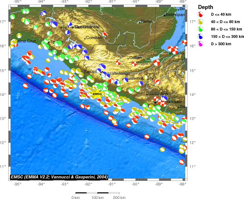 Regional moment Tensor