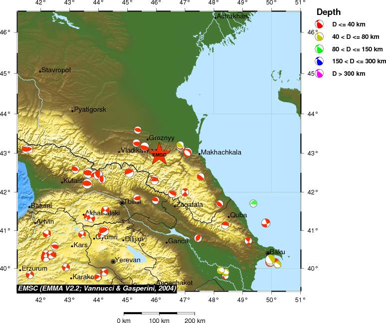 Regional moment Tensor