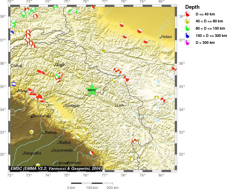 Regional moment Tensor