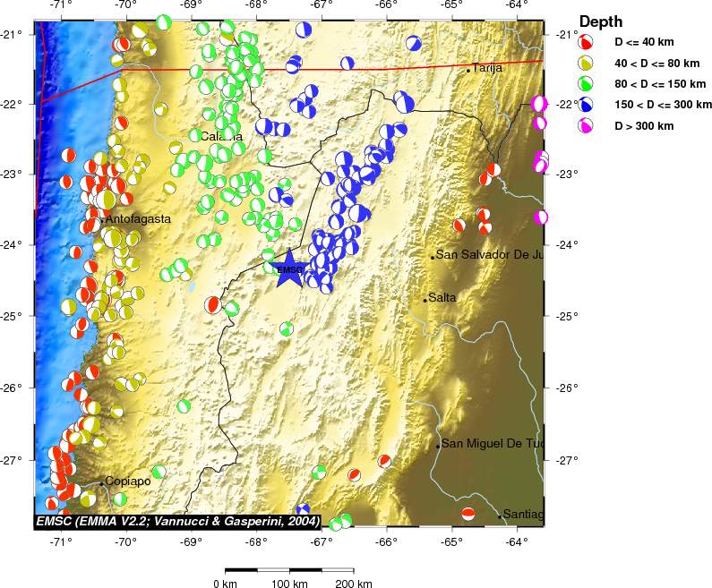 Regional moment Tensor