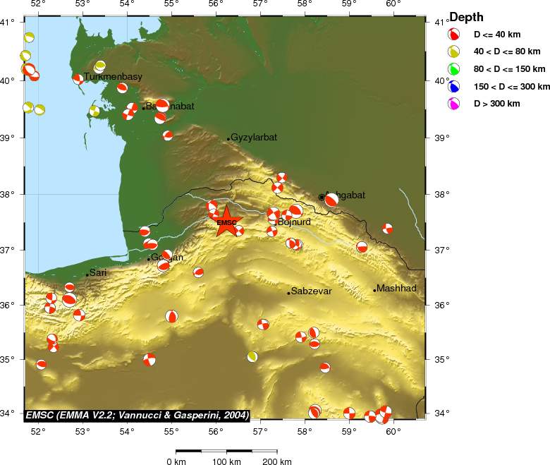 Regional moment Tensor