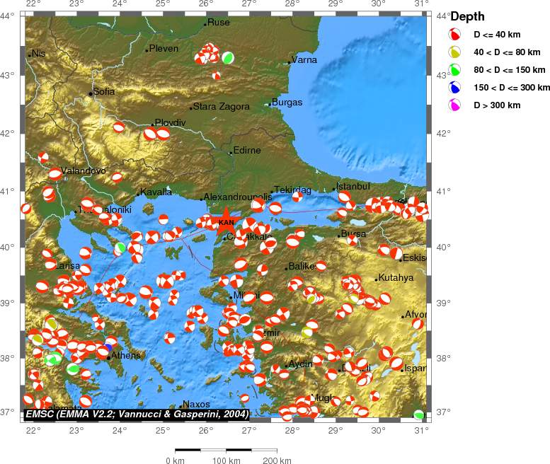 Regional moment Tensor