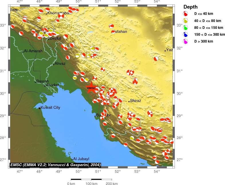 Regional moment Tensor