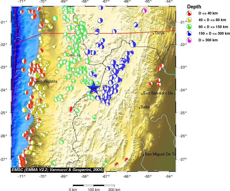 Regional moment Tensor