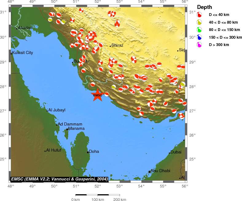 Regional moment Tensor