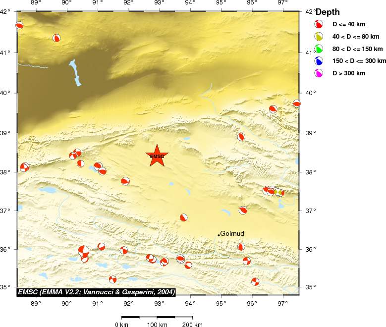 Regional moment Tensor