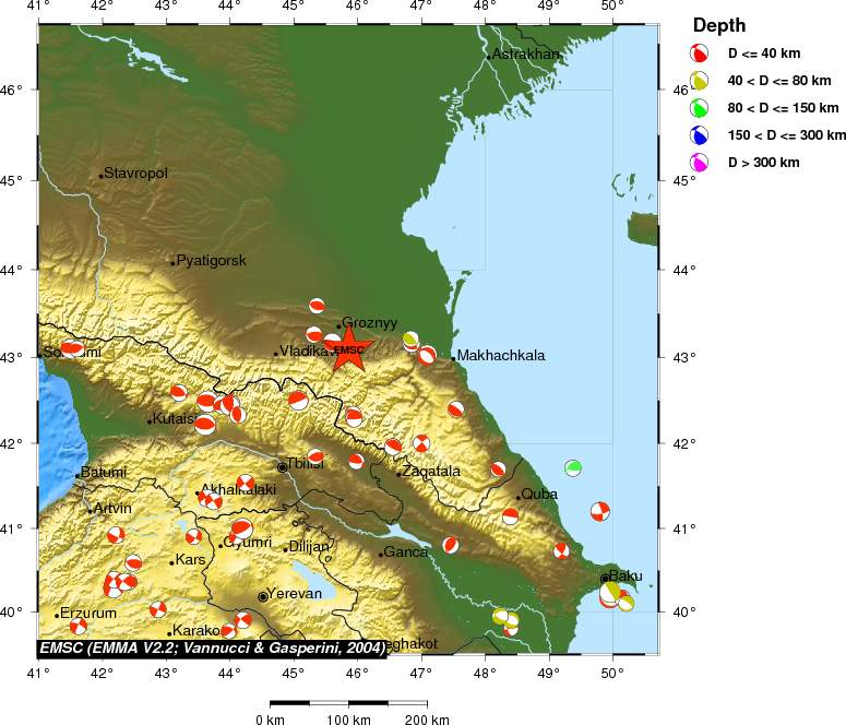 Regional moment Tensor