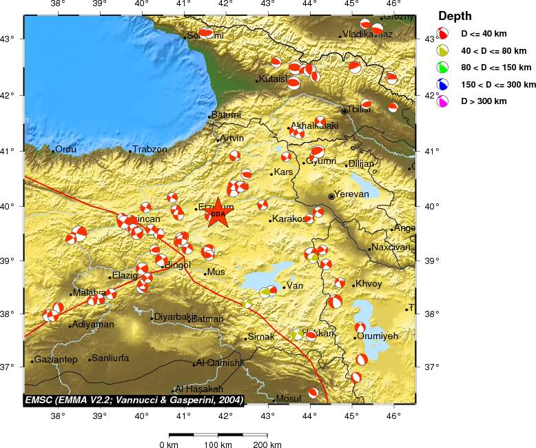 Regional moment Tensor