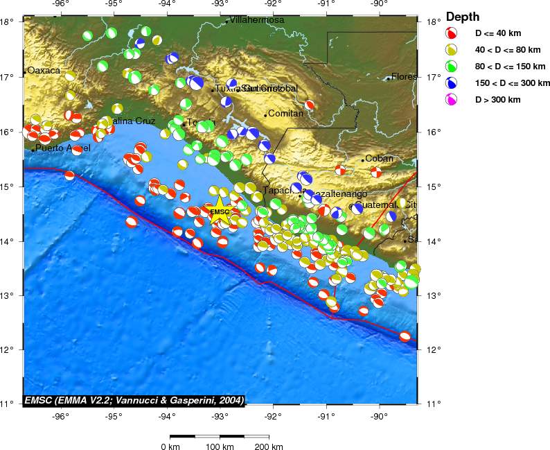Regional moment Tensor