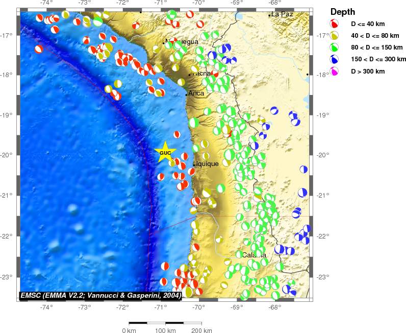 Regional moment Tensor