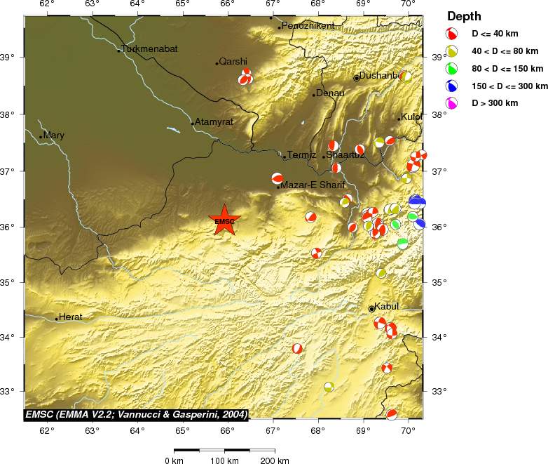 Regional moment Tensor