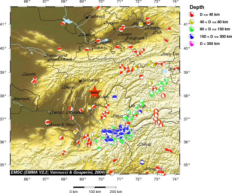 Regional moment Tensor