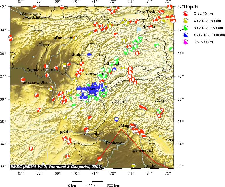 Regional moment Tensor
