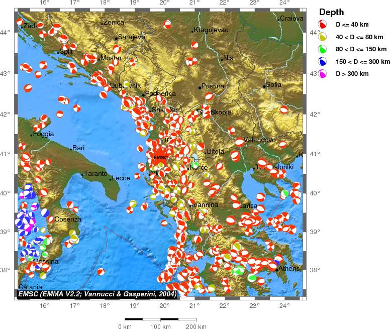Regional moment Tensor