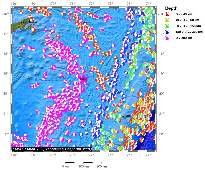 Regional moment Tensor