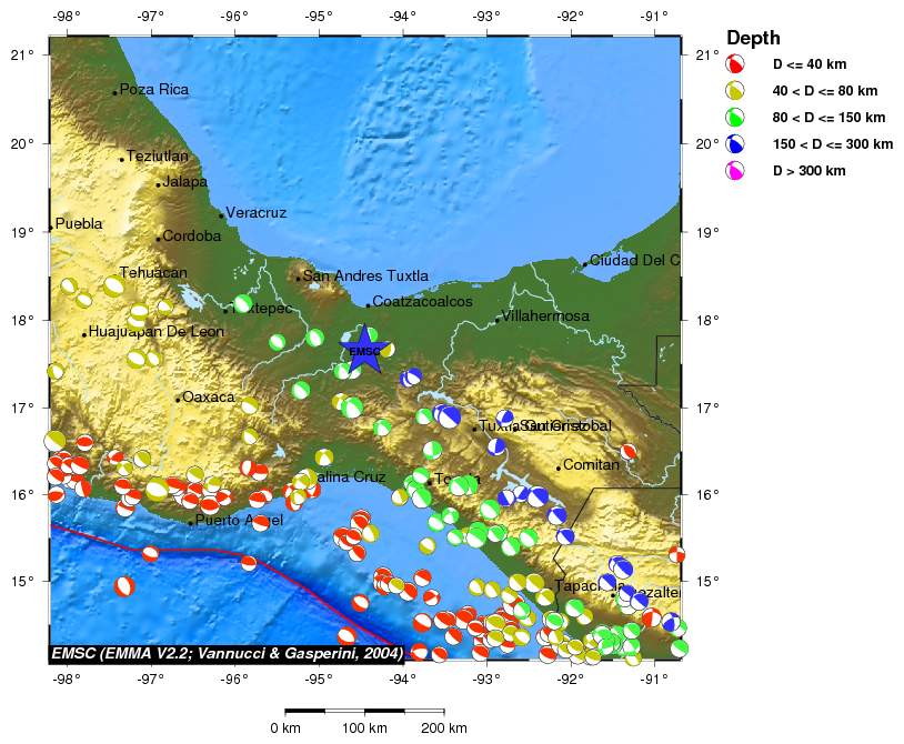 Regional moment Tensor
