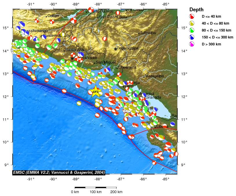 Regional moment Tensor
