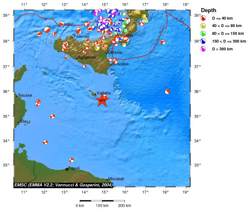 Regional moment Tensor