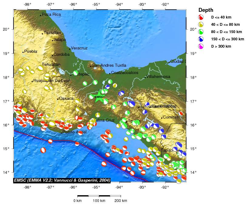 Regional moment Tensor