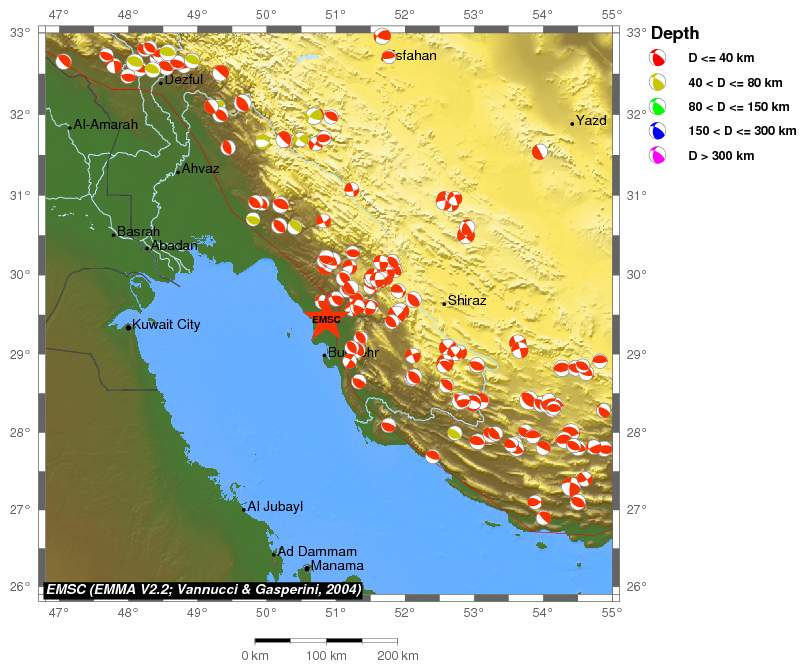 Regional moment Tensor