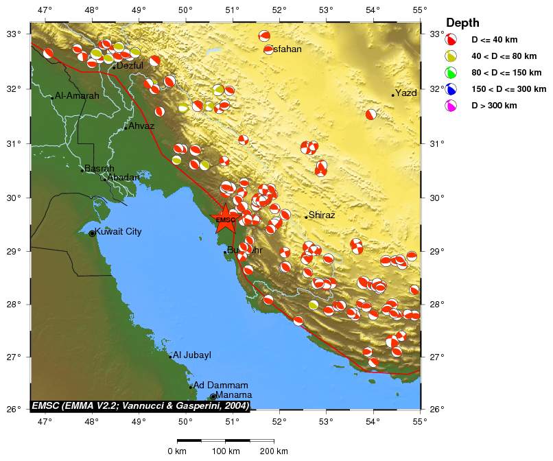 Regional moment Tensor