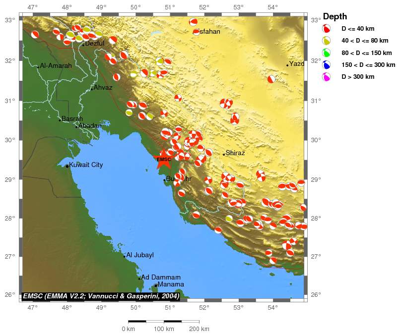 Regional moment Tensor