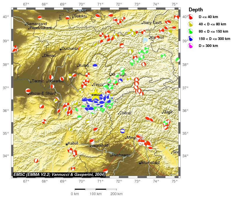Regional moment Tensor