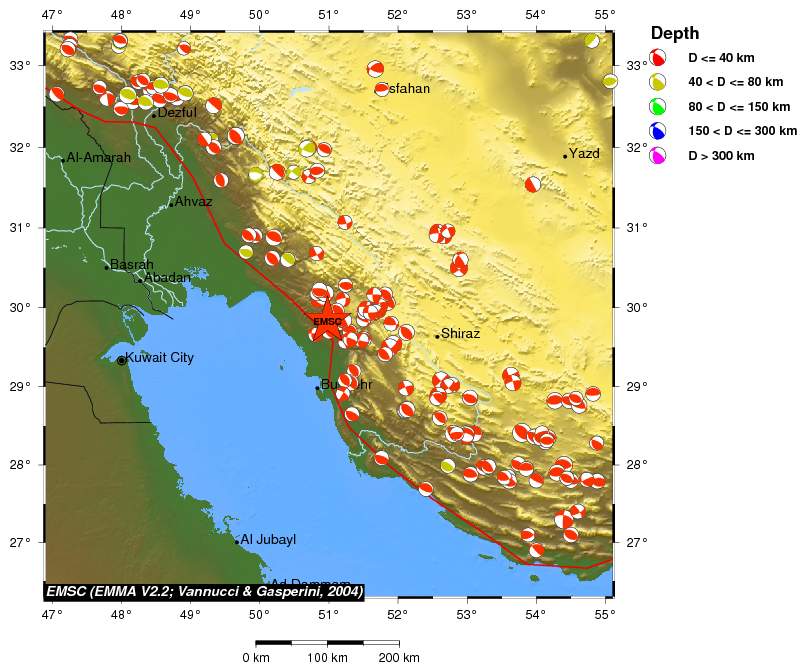 Regional moment Tensor
