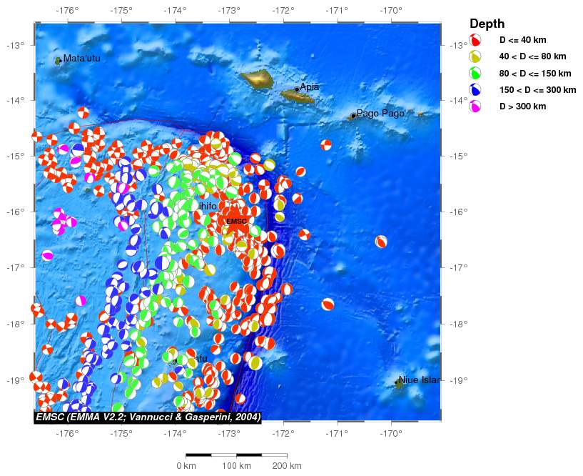 Regional moment Tensor