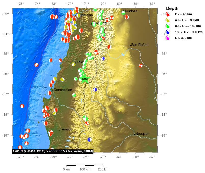Regional moment Tensor