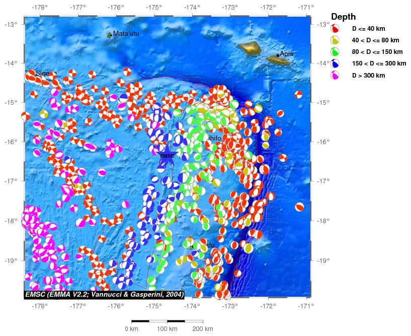 Regional moment Tensor