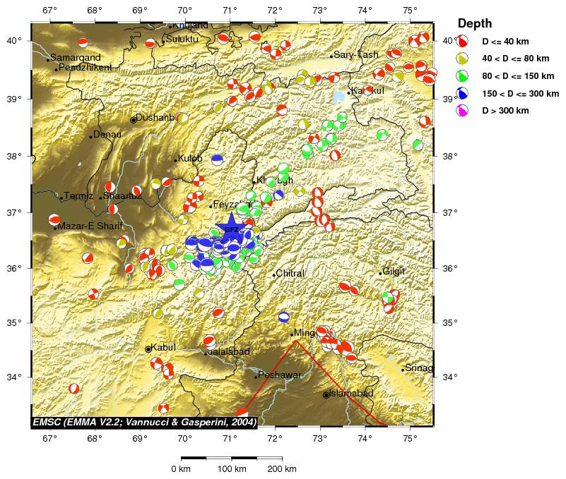 Regional moment Tensor