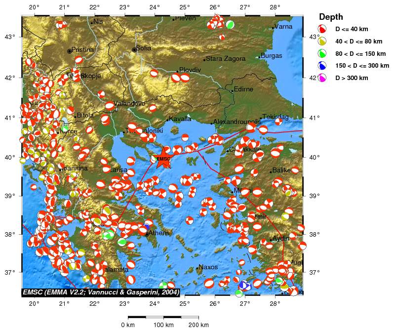 Regional moment Tensor