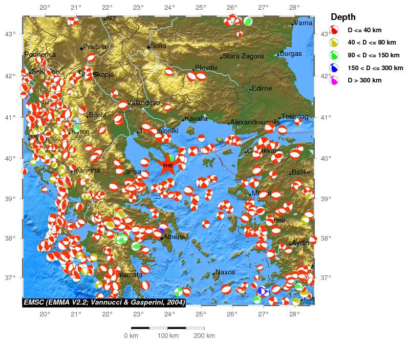 Regional moment Tensor