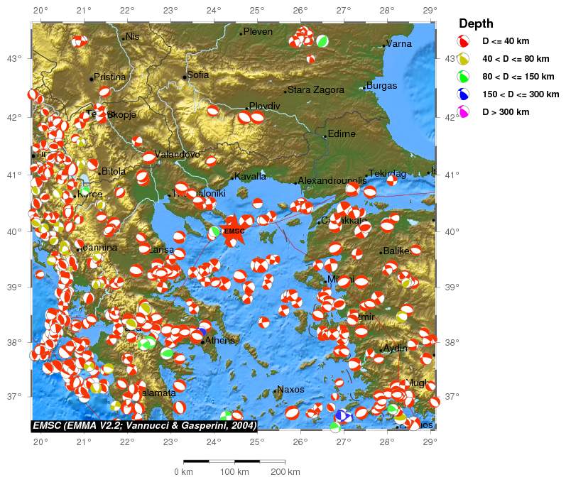 Regional moment Tensor